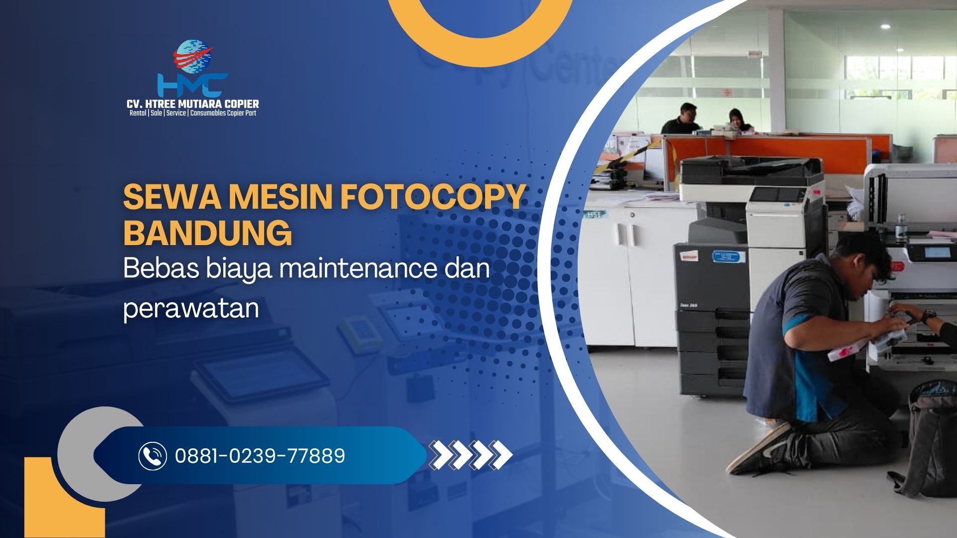 Sewa mesin fotocopy Bandung bebas biaya maintenance dan perawatan