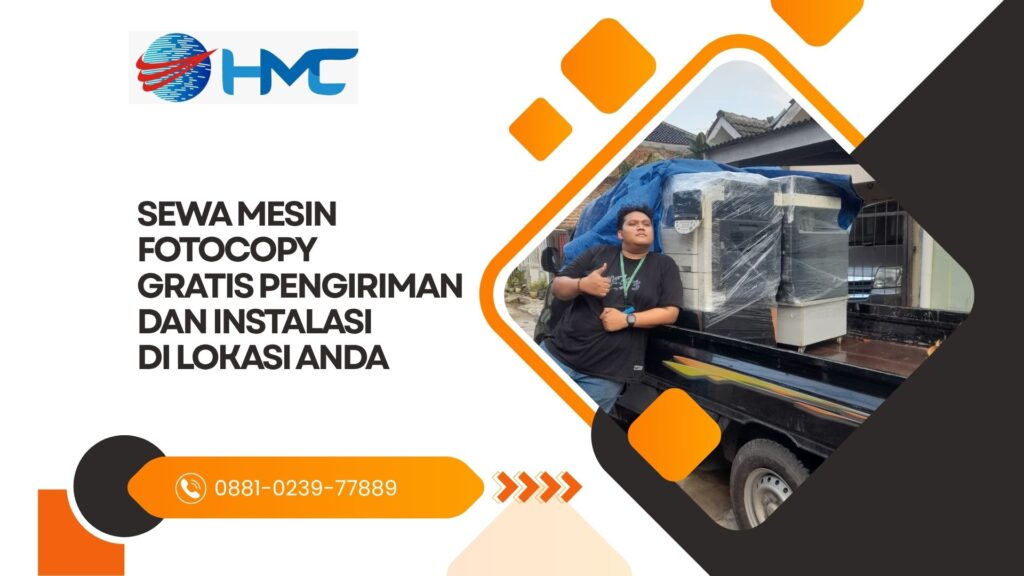 Sewa mesin fotocopy gratis pengiriman dan instalasi di lokasi Anda